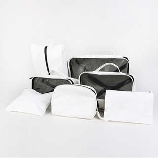 Tyvek Customized Seven Pieces Travelling Storage And Toiletry Bag