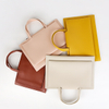 Fashion Ecofriendly Women Handle Bag Durable Shopping Bag Leather Bag with Custom Printing